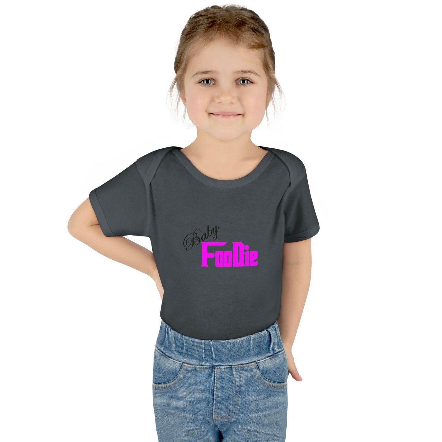 L.O.E.F Baby Foodie Toddler Bodysuit (Fuchsia)