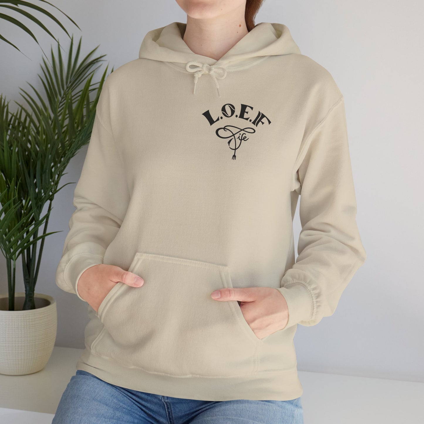L.O.E.F Foodie 4Life Vegan Hoodie (Fuchsia)
