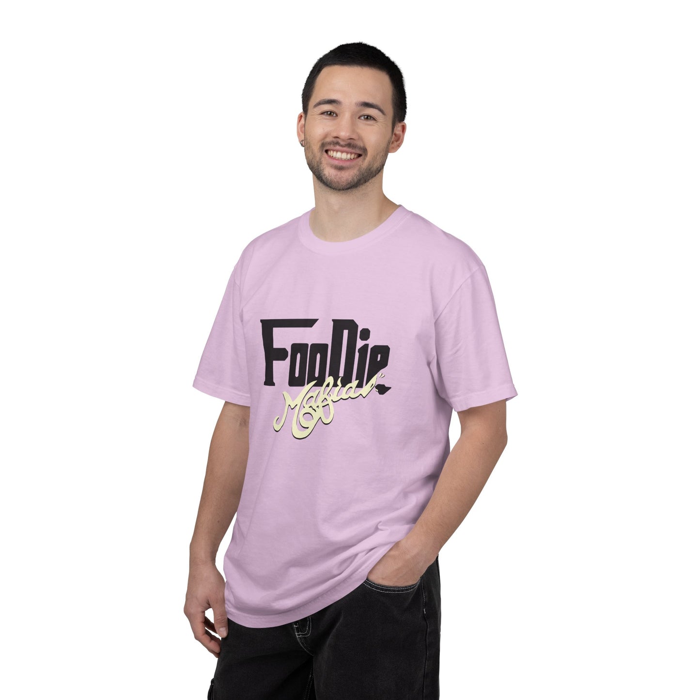 L.O.E.F Foodie Mafia Unisex Tee shirt (Cream)