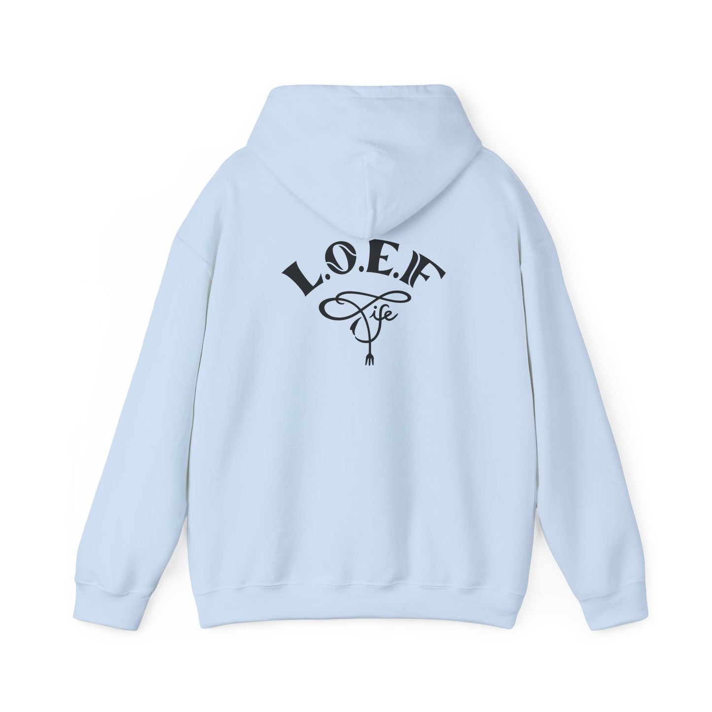 L.O.E.F Foodie 4Life Vegan Hoodie (Fuchsia)