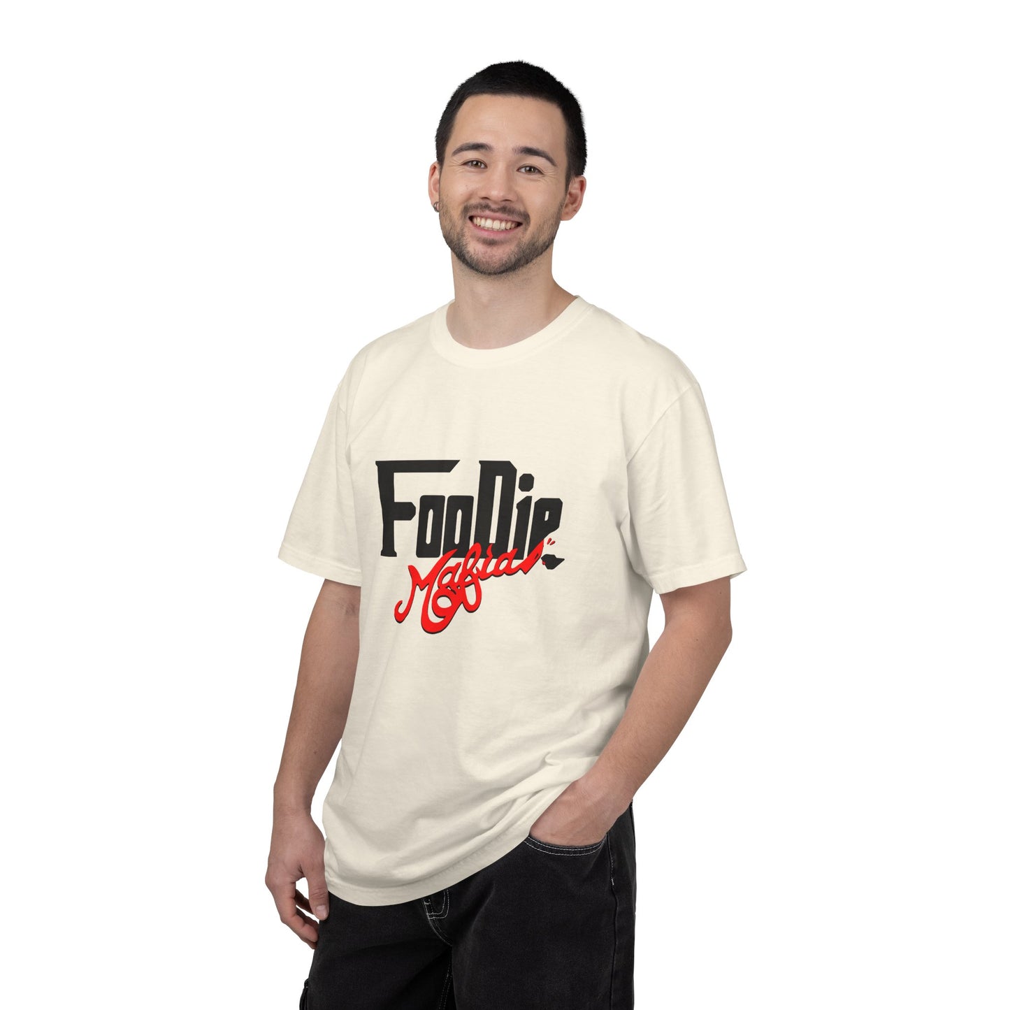 L.O.E.F Foodie Mafia Unisex Tee Shirt (Flat Red)
