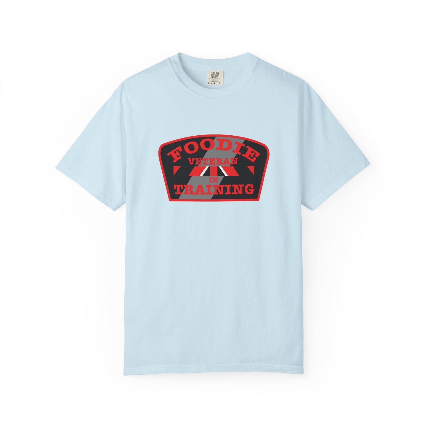 L.O.E.F Foodie Veteran IN TRAINING Unisex Tee Shirt (Red)