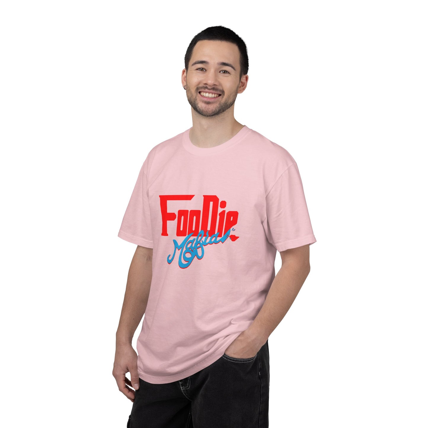 L.O.E.F Red Foodie Mafia Unisex Tee Shirt (Sky Blue)