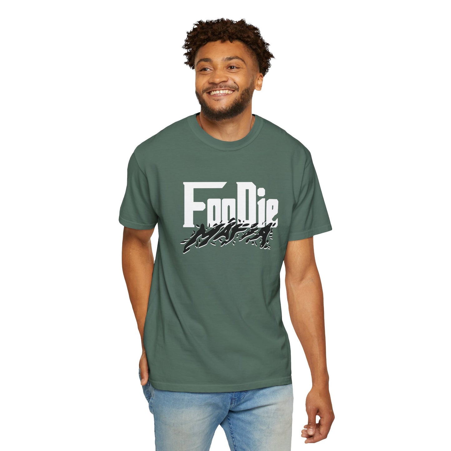 L.O.E.F Foodie Mafia Unisex Tee Shirt  (Black)