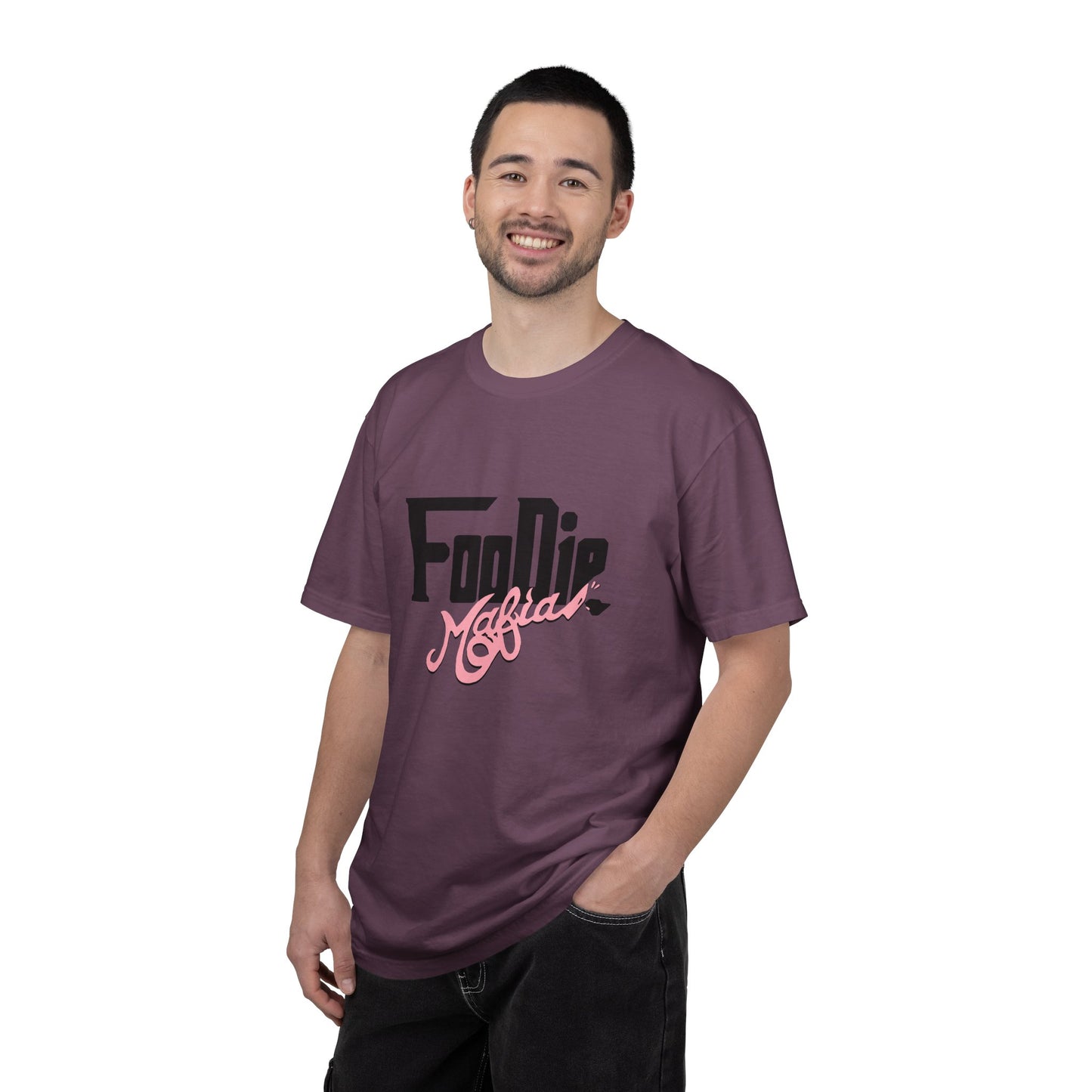 L.O.E.F Foodie Mafia Unisex Tee shirt (Soft Pink)