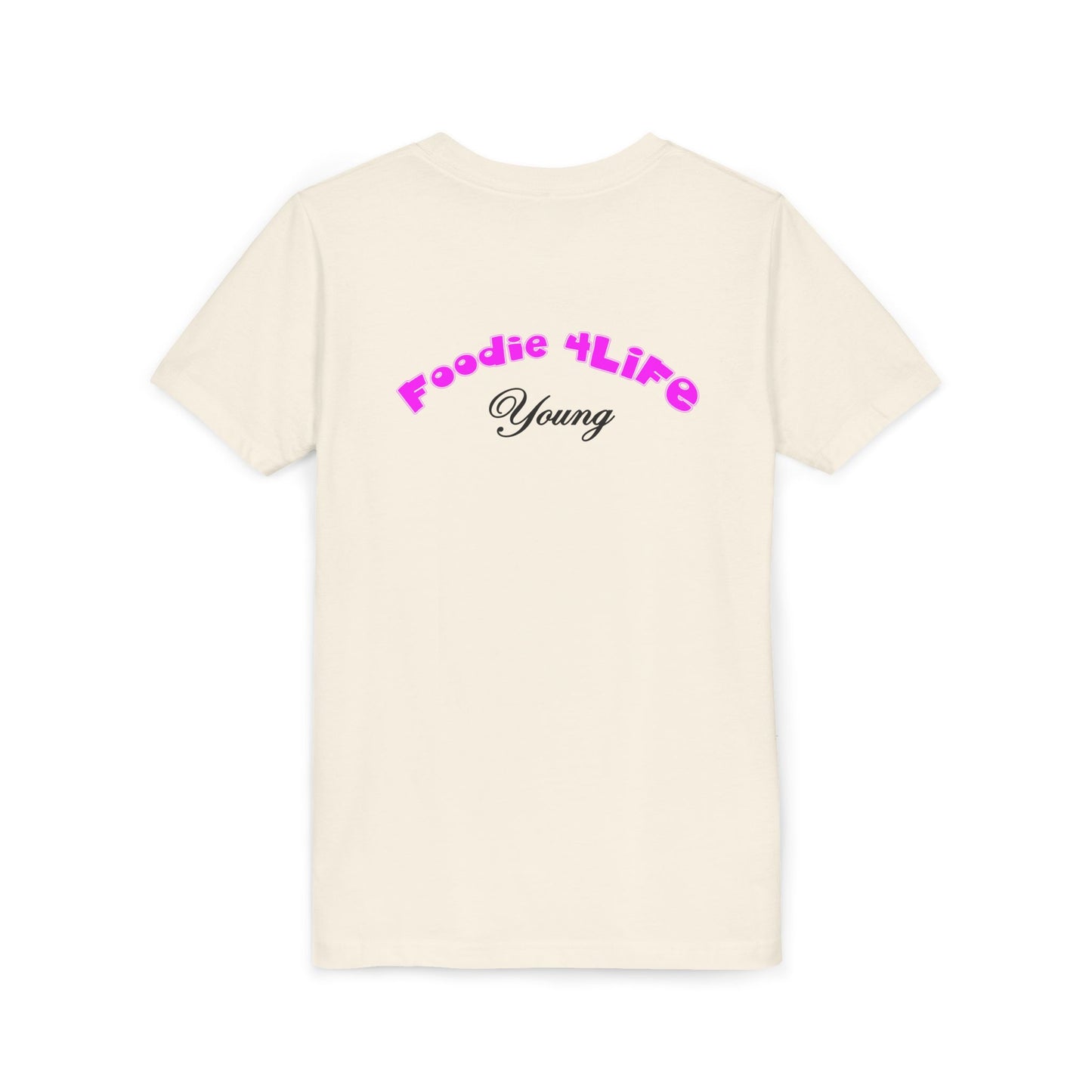 L.O.E.F Foodie 4Life Young Short Sleeve Tee (Fuchsia)