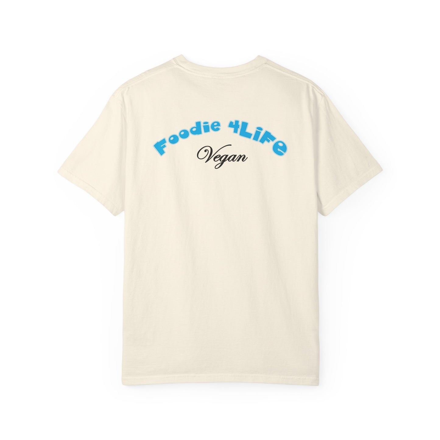 L.O.E.F Foodie 4Life Vegan Unisex Tee Shirt (Sky Blue)
