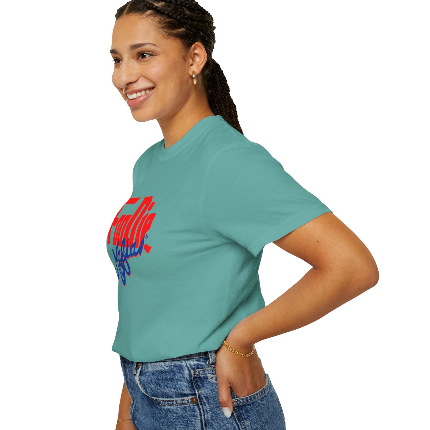 L.O.E.F Red Foodie Mafia Unisex Tee shirt (Cobalt Blue)