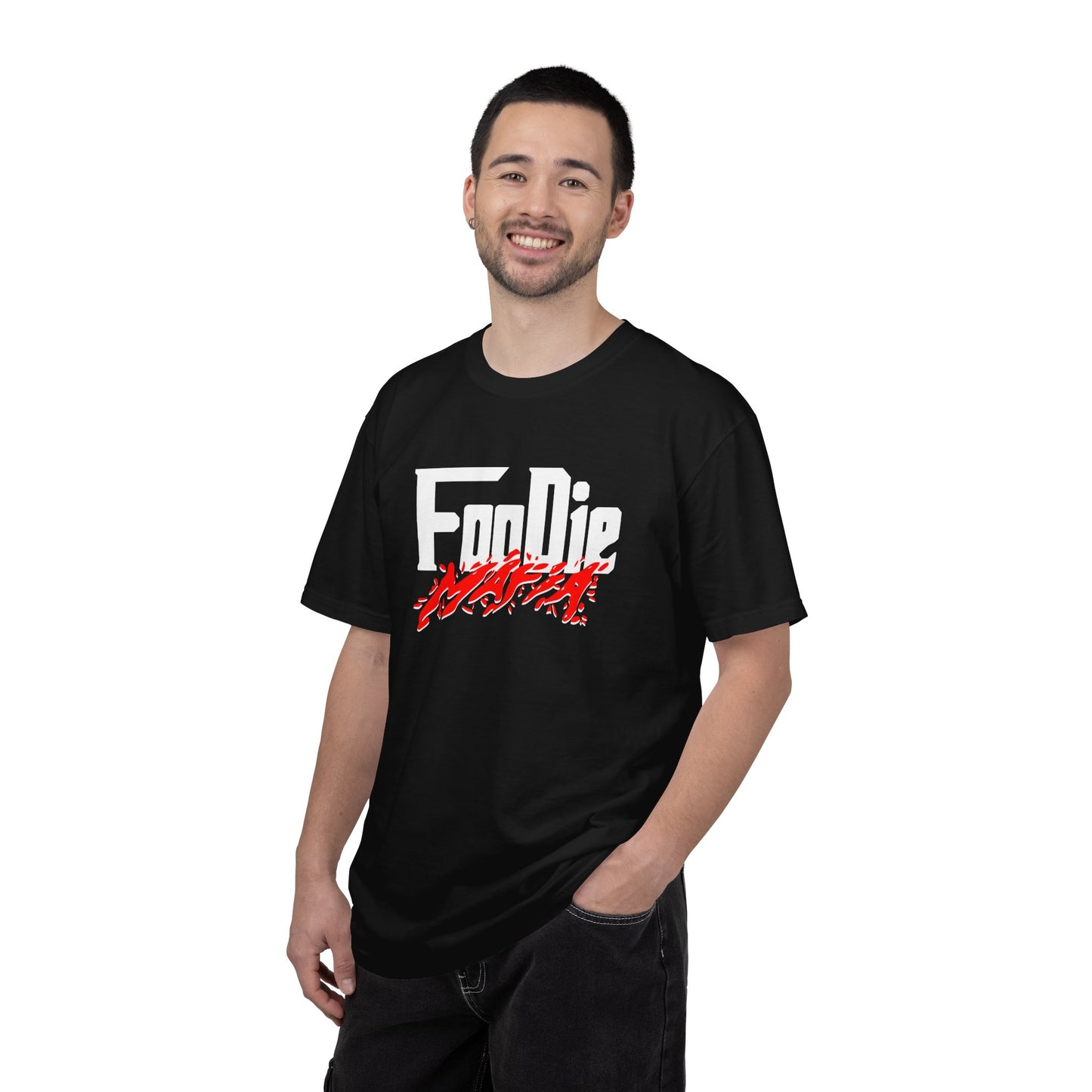 L.O.E.F Foodie Mafia Unisex Tee Shirt  (Red)