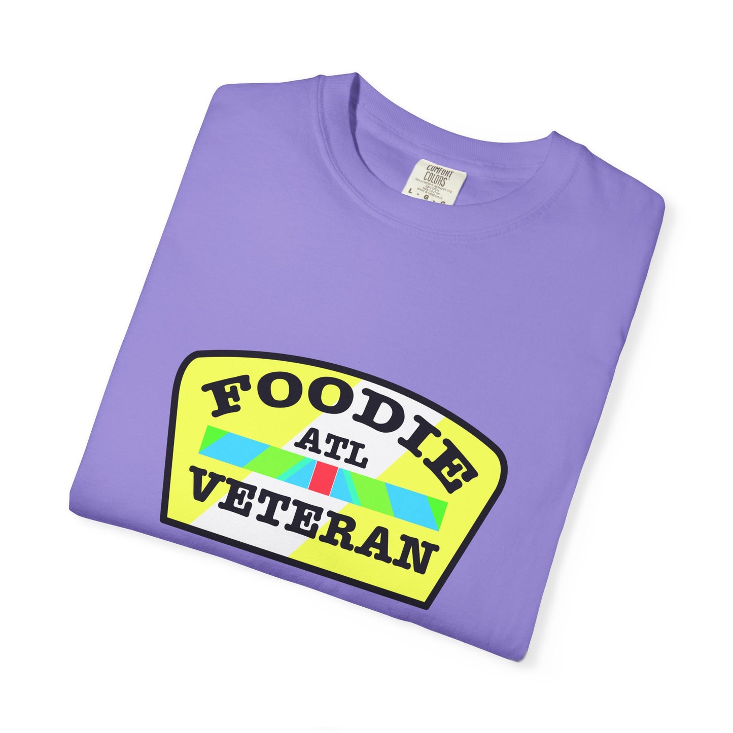 L.O.E.F Foodie Veteran ATL Unisex Tee Shirt (Yellow and Black)