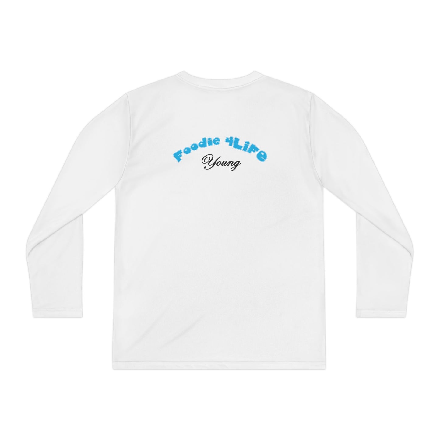 L.O.E.F Foodie 4Life Young Long Sleeve Tee  (Sky Blue)