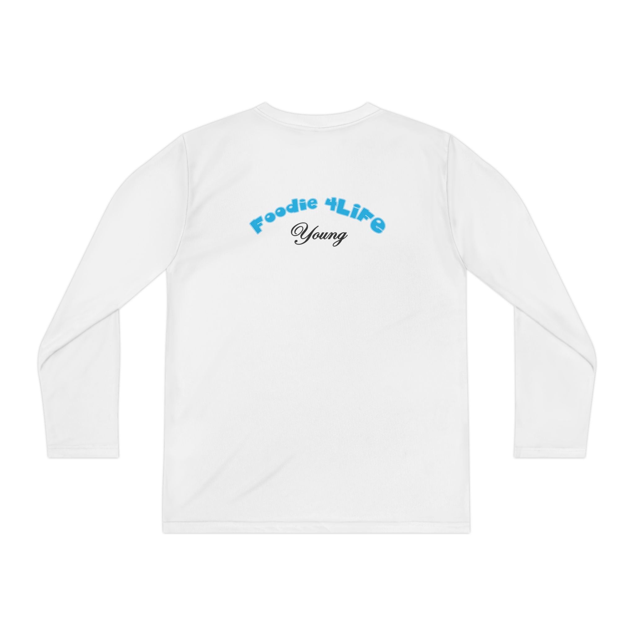L.O.E.F Foodie 4Life Young Long Sleeve Tee  (Sky Blue)