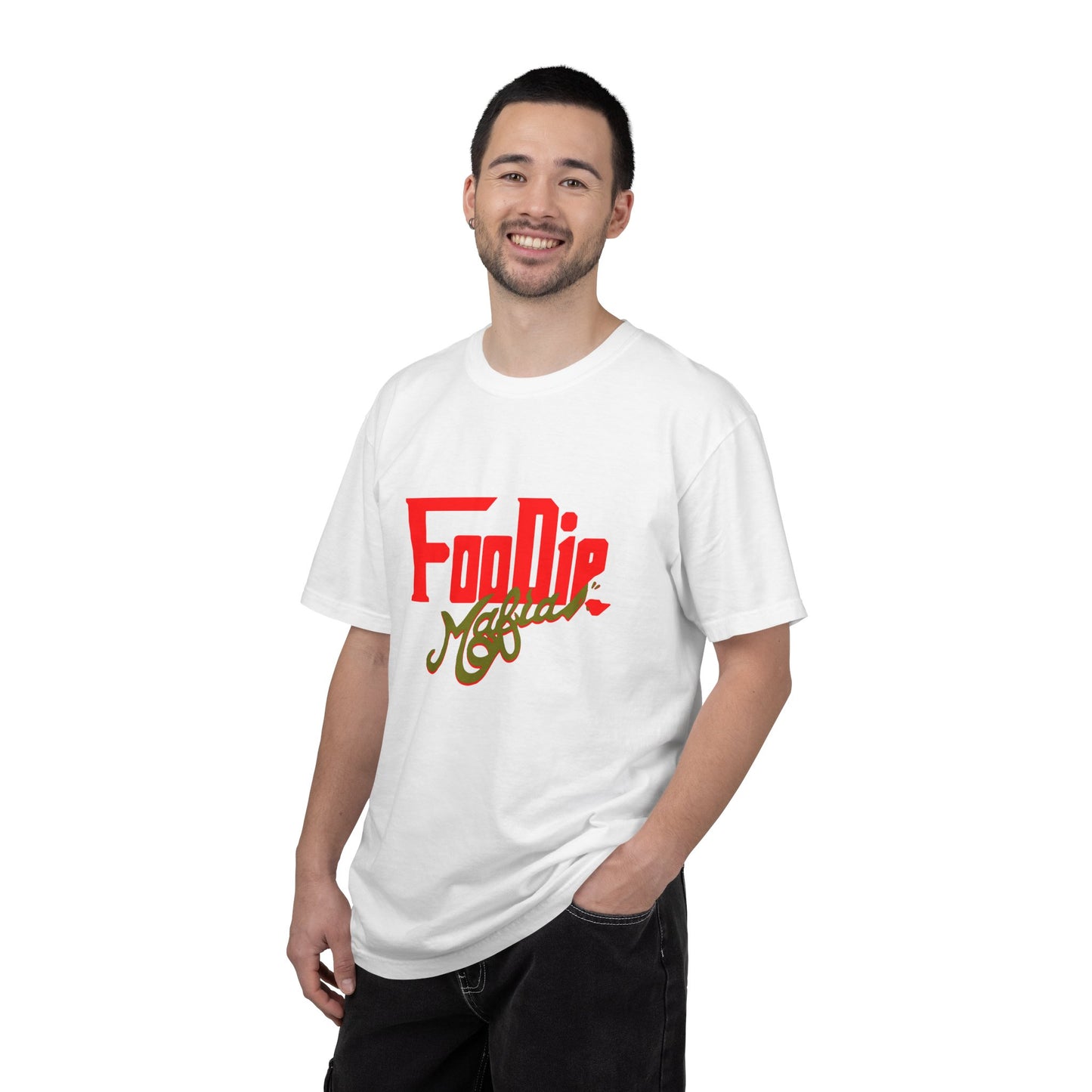 L.O.E.F Red Foodie Mafia Unisex Tee Shirt (Olive)