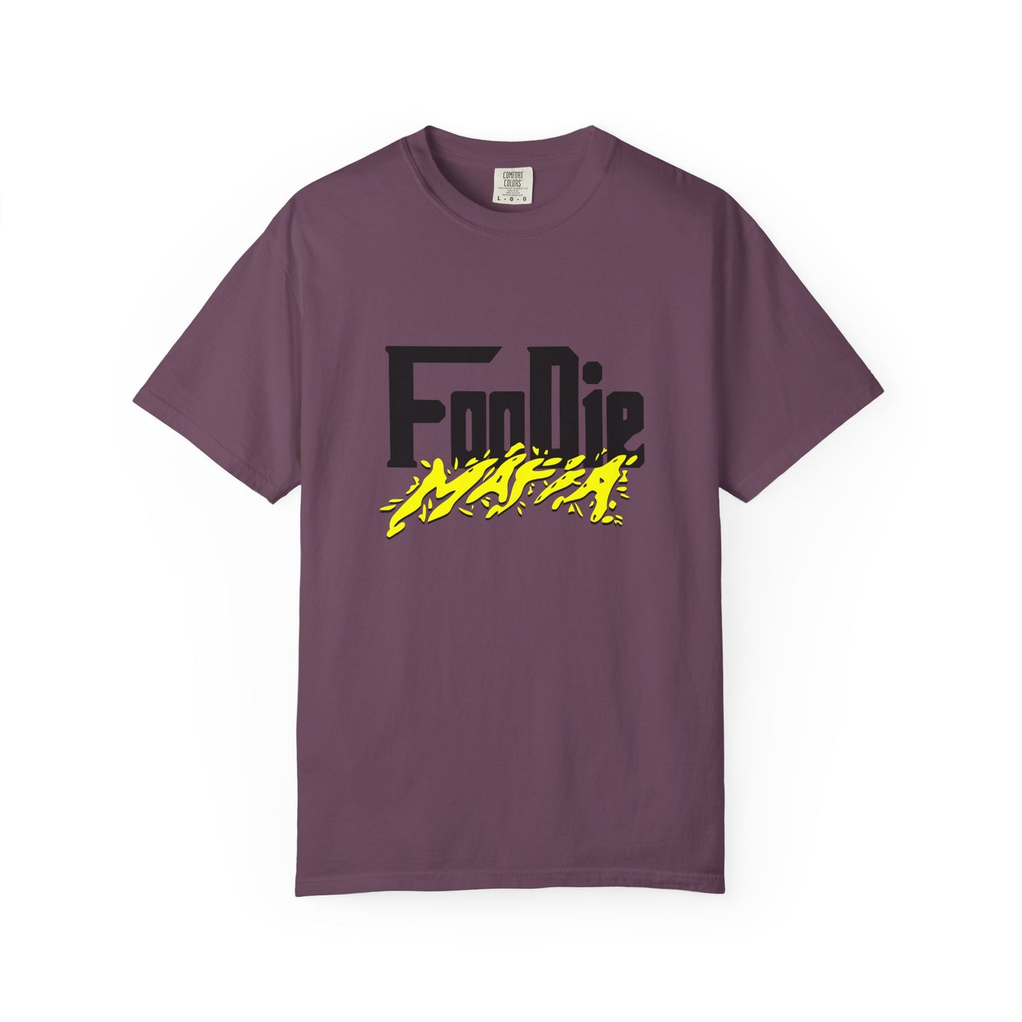 L.O.E.F Foodie Mafia Unisex Tee Shirt (Bright Yellow)