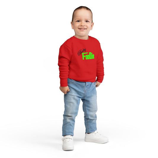 L.O.E.F Baby Foodie Toddler Sweatshirt (Neon Green)