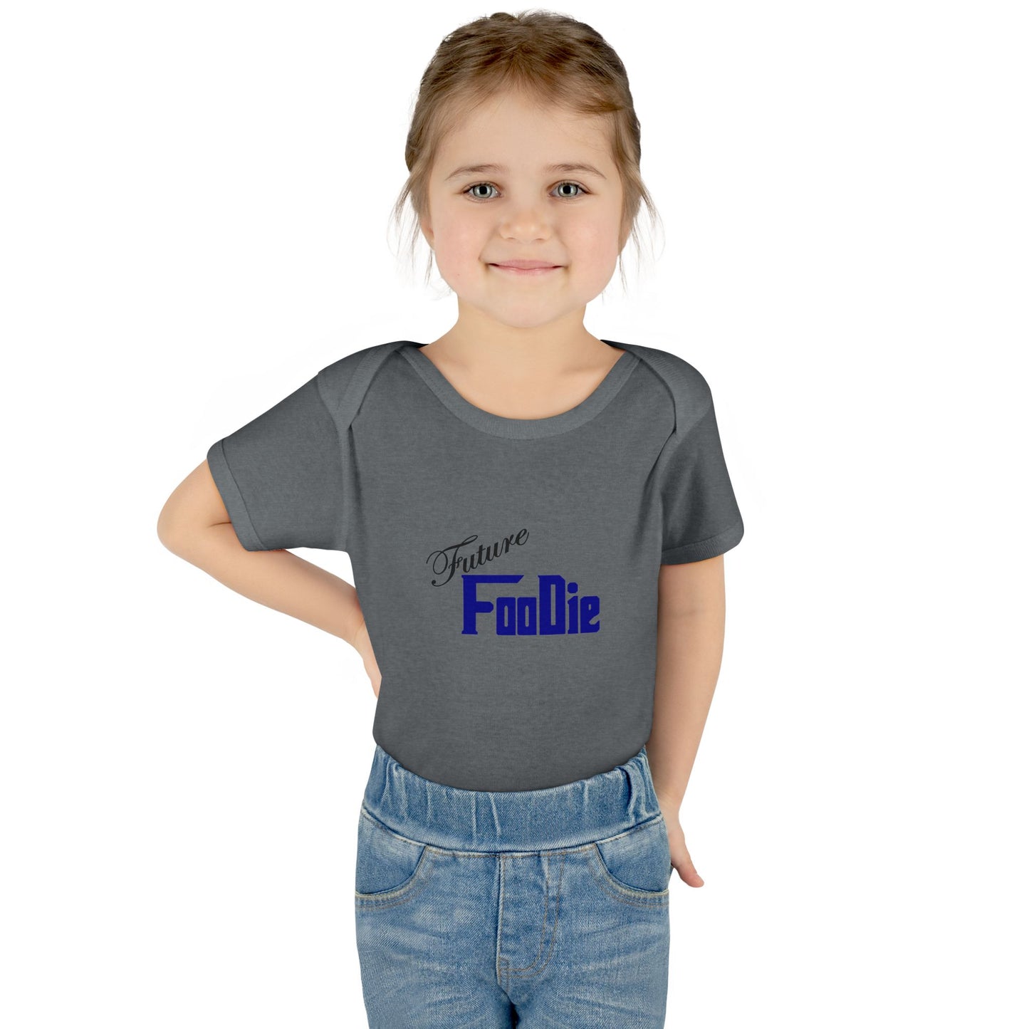 L.O.E.F Future Foodie Toddler Bodysuit (Dark Blue)