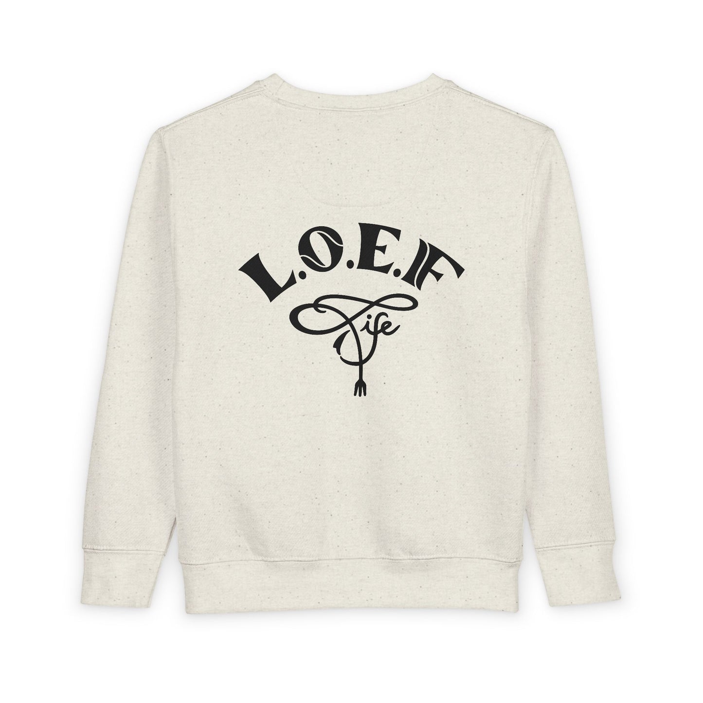 L.O.E.F Foodie 4Life Baby Sweatshirt  (Fiery Red)