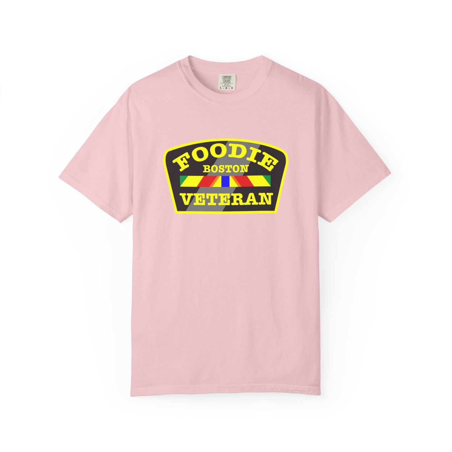 L.O.E.F Foodie Veteran BOSTON Unisex Tee Shirt (Yellow)
