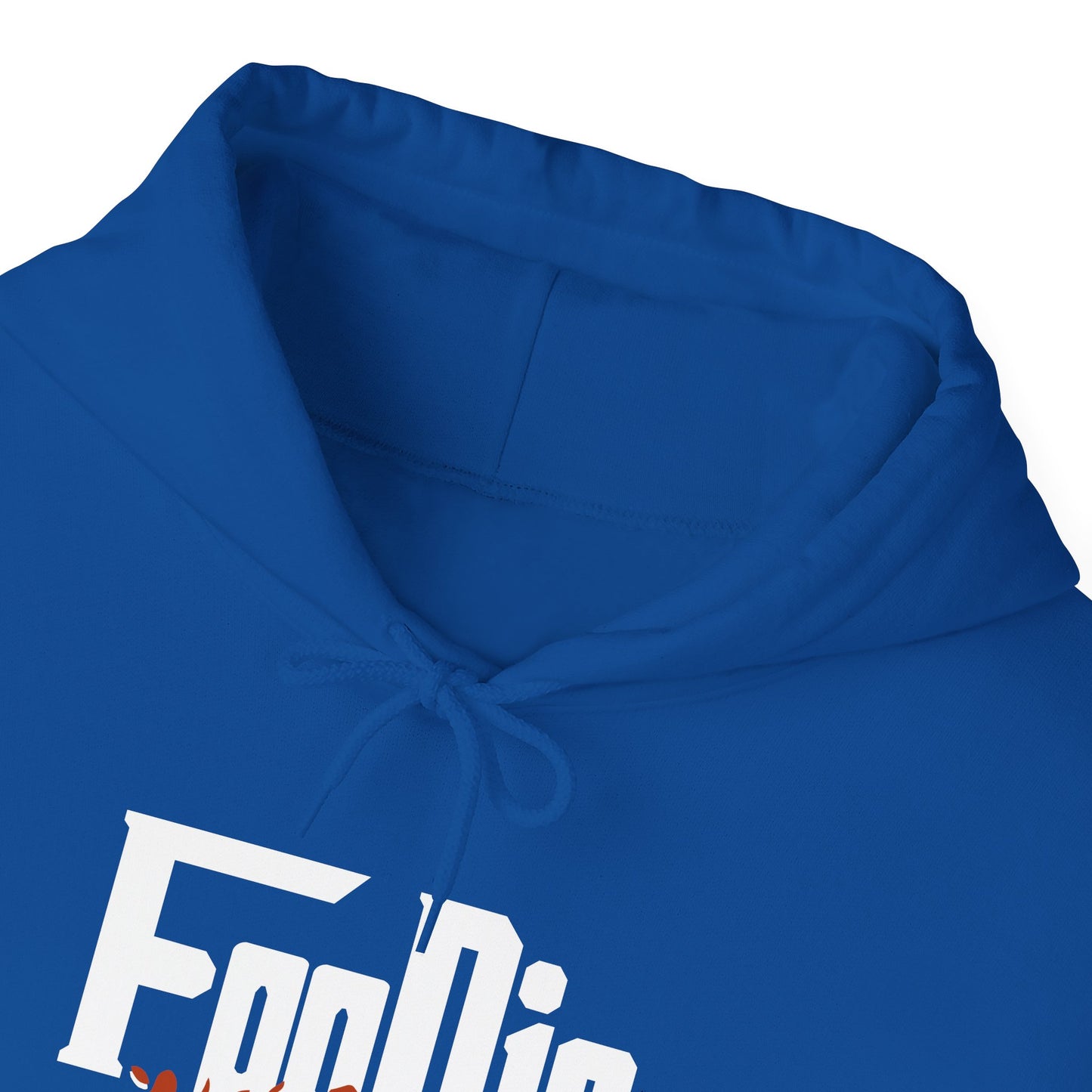 L.O.E.F White Foodie Mafia Unisex Hooded Sweatshirt (Rust)