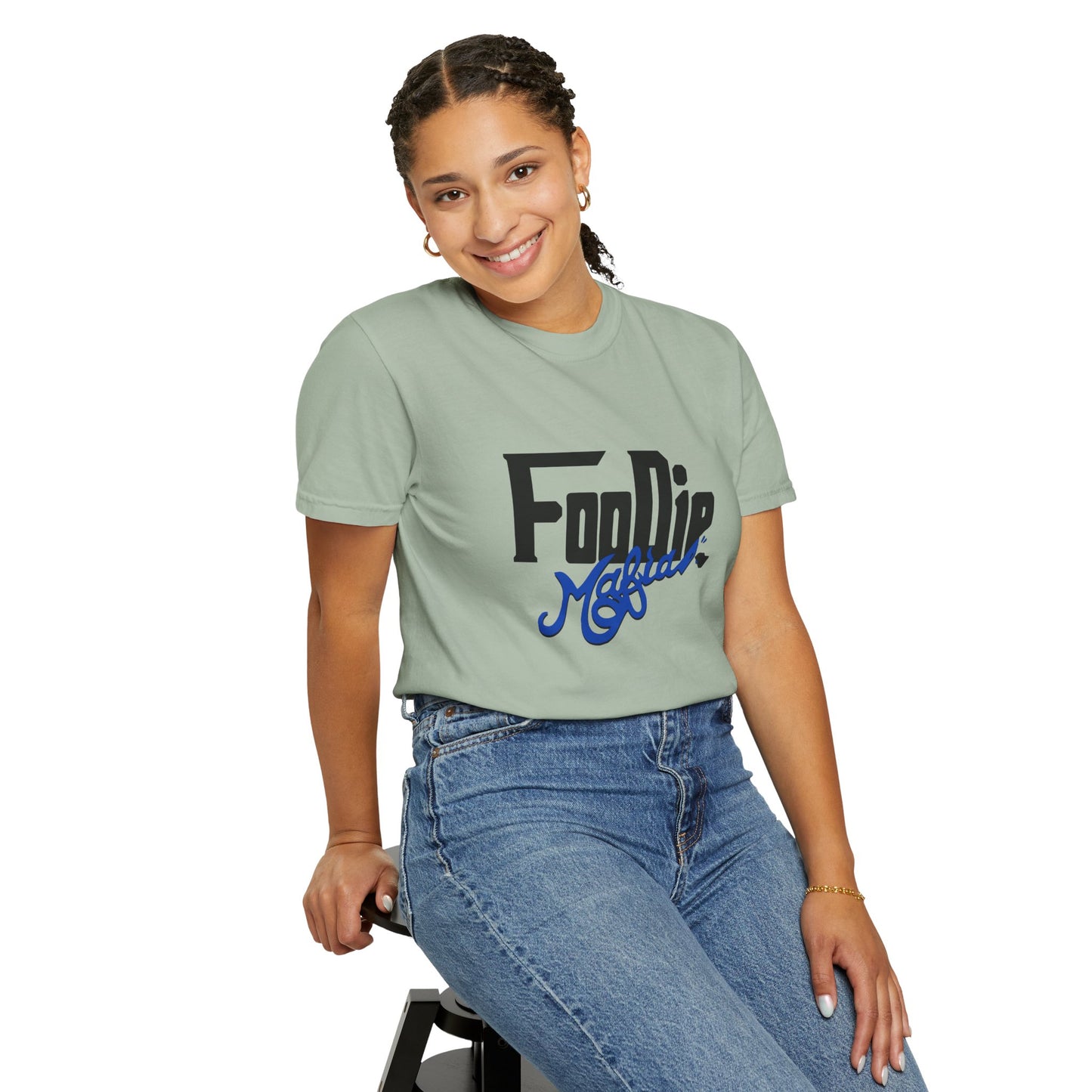 L.O.E.F Foodie Mafia Unisex Tee shirt (Cobalt Blue)