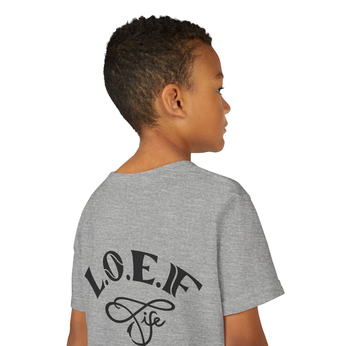 L.O.E.F Foodie 4Life Young Tee Shirt  (Violet)