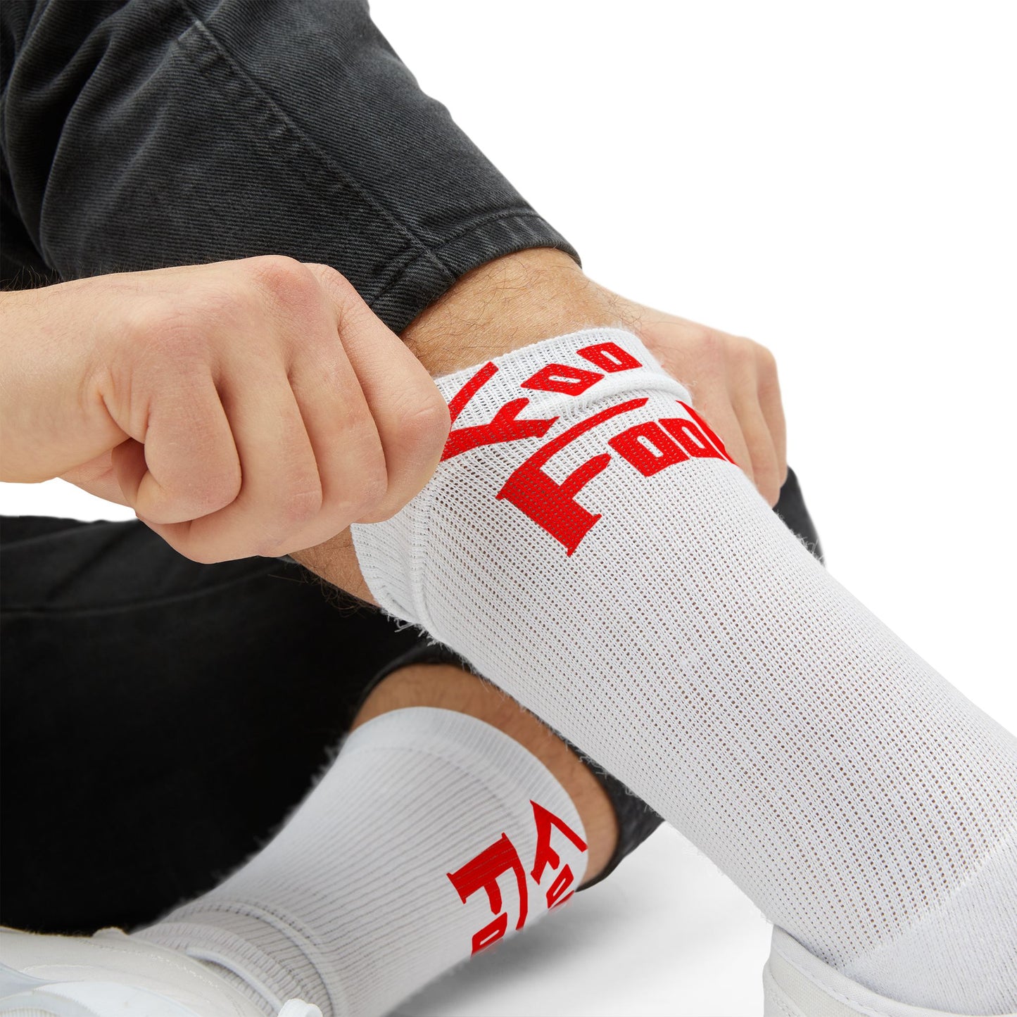 L.O.E.F Foo Foo Foodie Socks (Fiery Red)