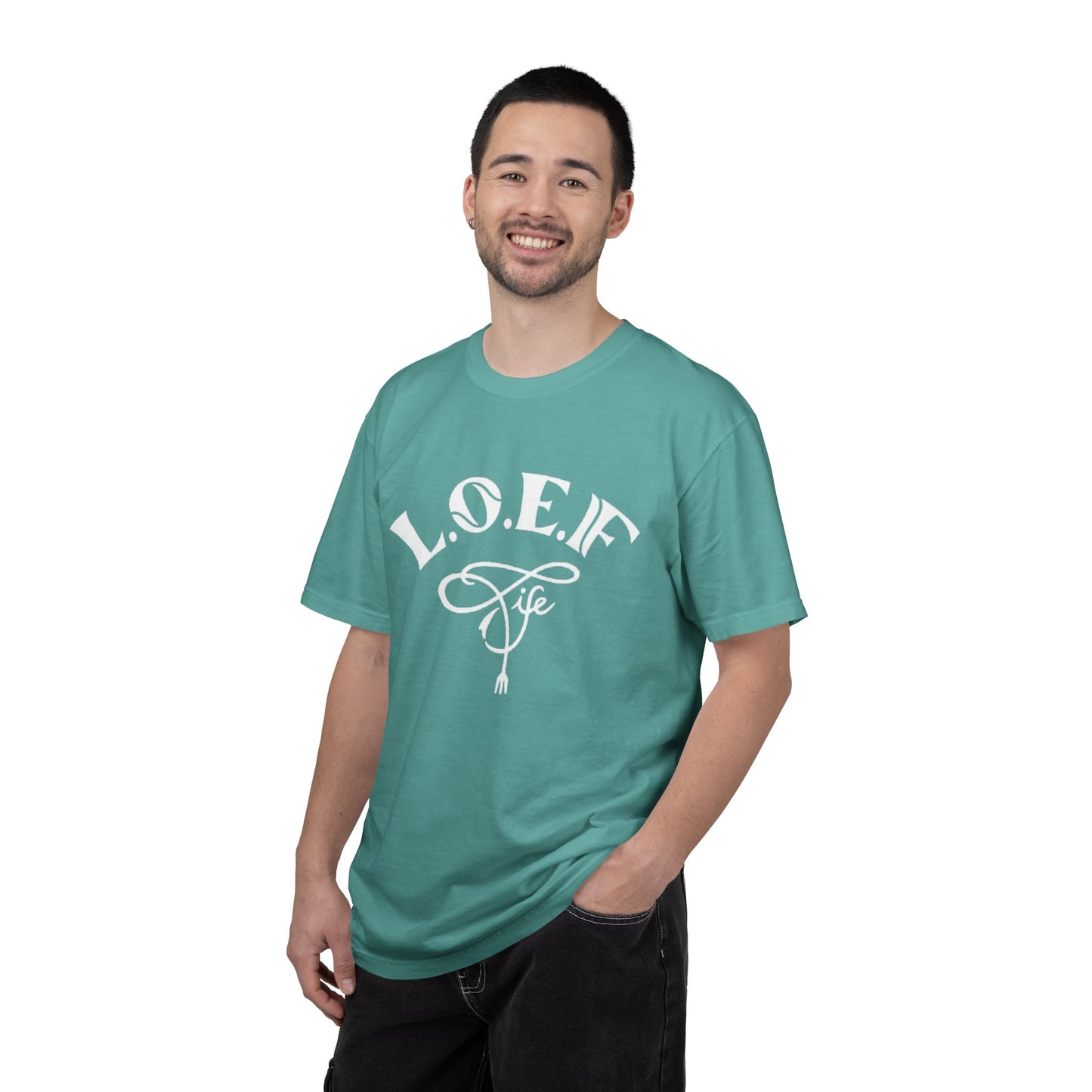 L.O.E.F Life Unisex Tee Shirt (White)