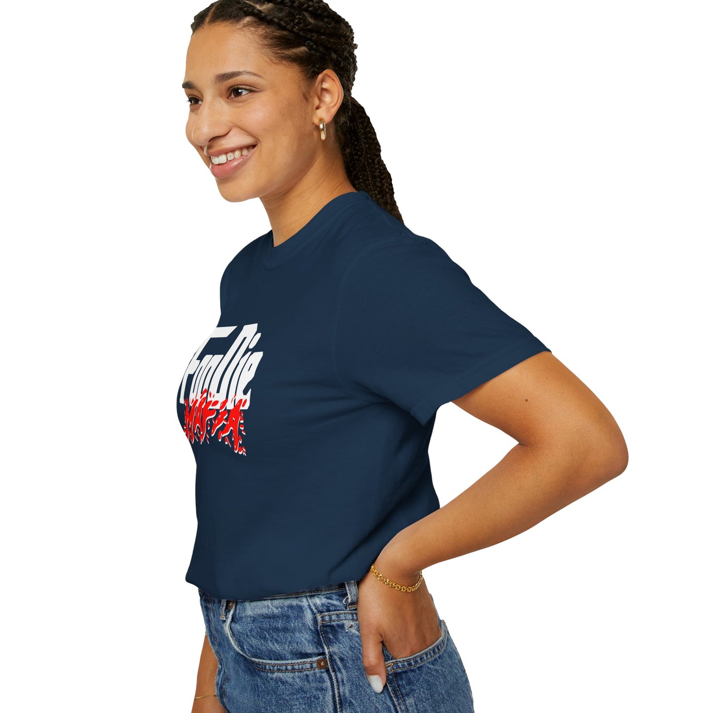 L.O.E.F Foodie Mafia Unisex Tee Shirt  (Red)