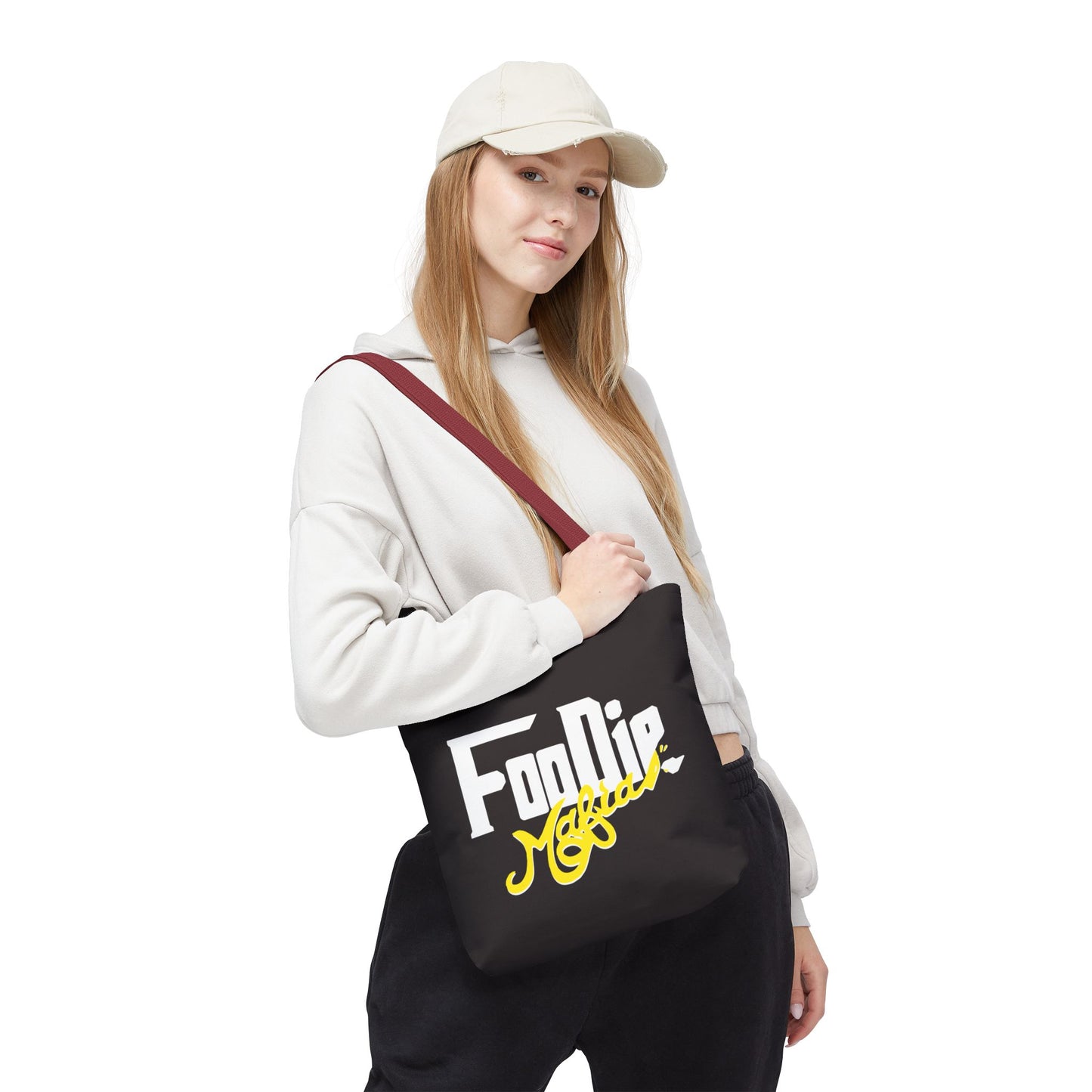 L.O.E.F White Foodie Mafia Tote Bag (Yellow)