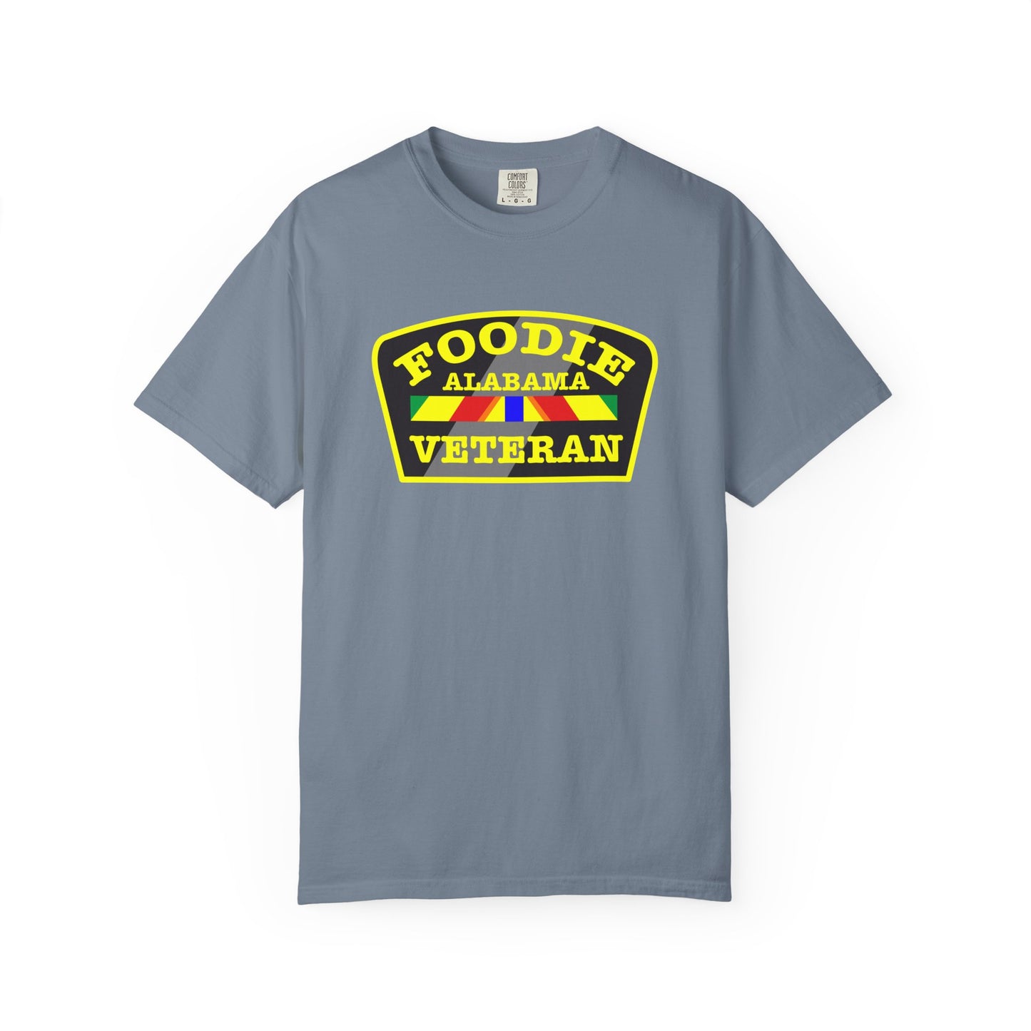 L.O.E.F Foodie Veteran ALABAMA Unisex Tee Shirt (Yellow)
