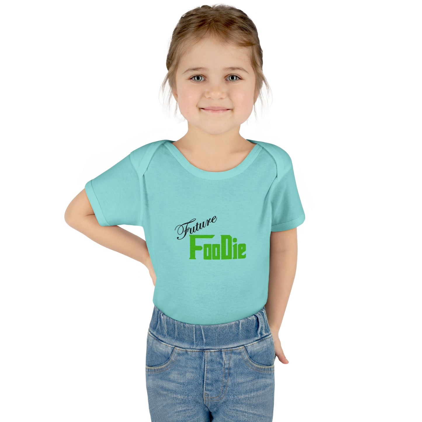 L.O.E.F Future Foodie Toddler Bodysuit (Kelly Green)