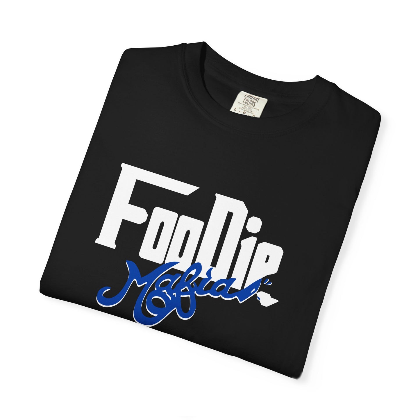 L.O.E.F Foodie Mafia Unisex Tee Shirt  (Dark Blue)