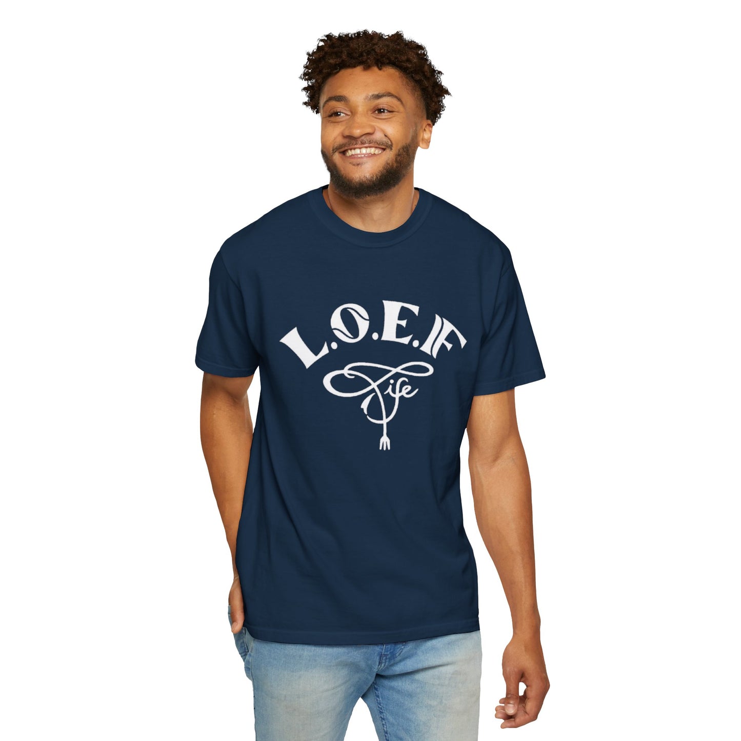 L.O.E.F Life Unisex Tee Shirt (White)