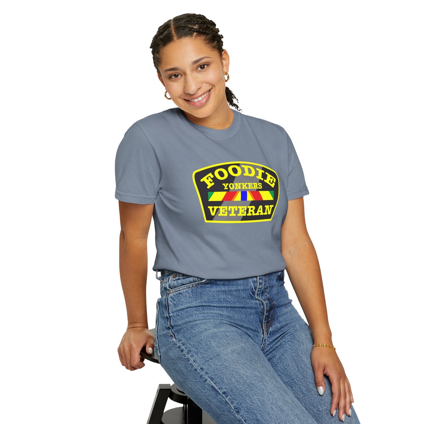 L.O.E.F Foodie Veteran YONKERS Unisex Tee Shirt (Yellow)