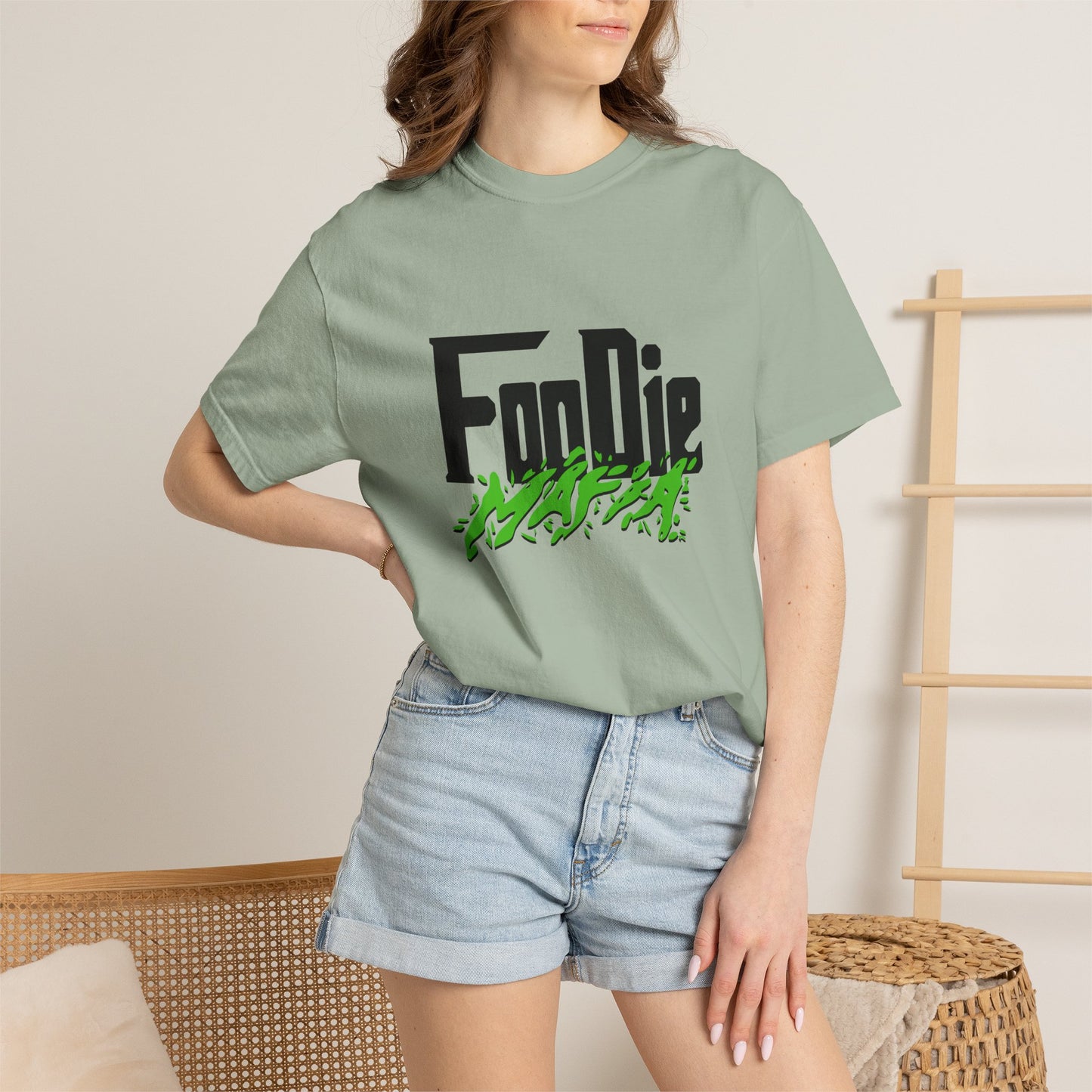 L.O.E.F Foodie Mafia Tee Shirt (Kelly Green)
