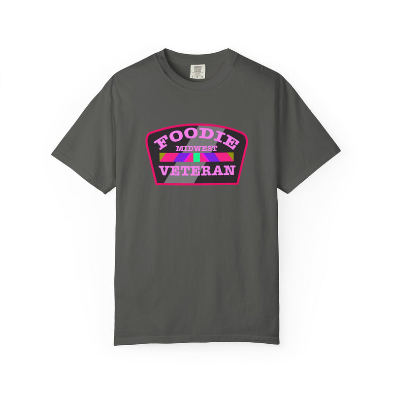 L.O.E.F Foodie Veteran MIDWEST Unisex Tee Shirt (Pink)