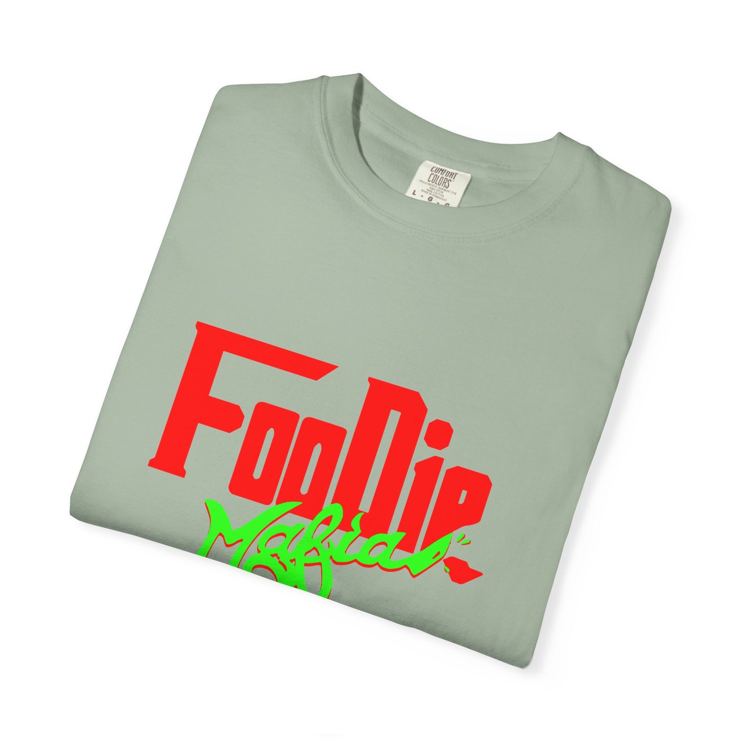 L.O.E.F Red Foodie Mafia Unisex Tee Shirt (Neon Green)