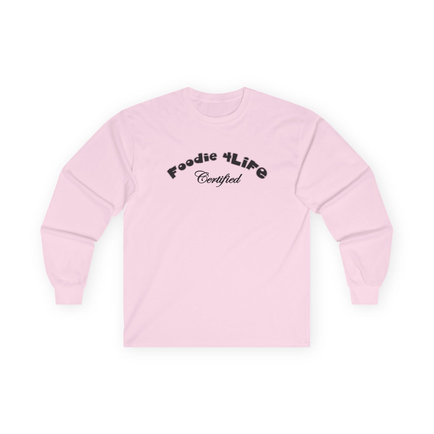 L.O.E.F Foodie 4Life Certified Long Sleeve Tee (Black)