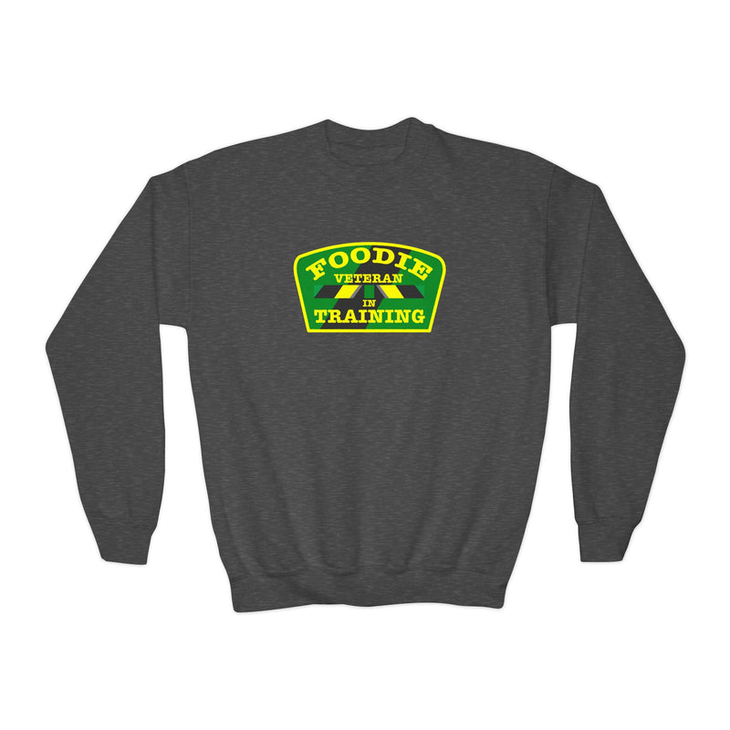 L.O.E.F Young Foodie Veteran In Training Sweatshirt (Yellow and Green)
