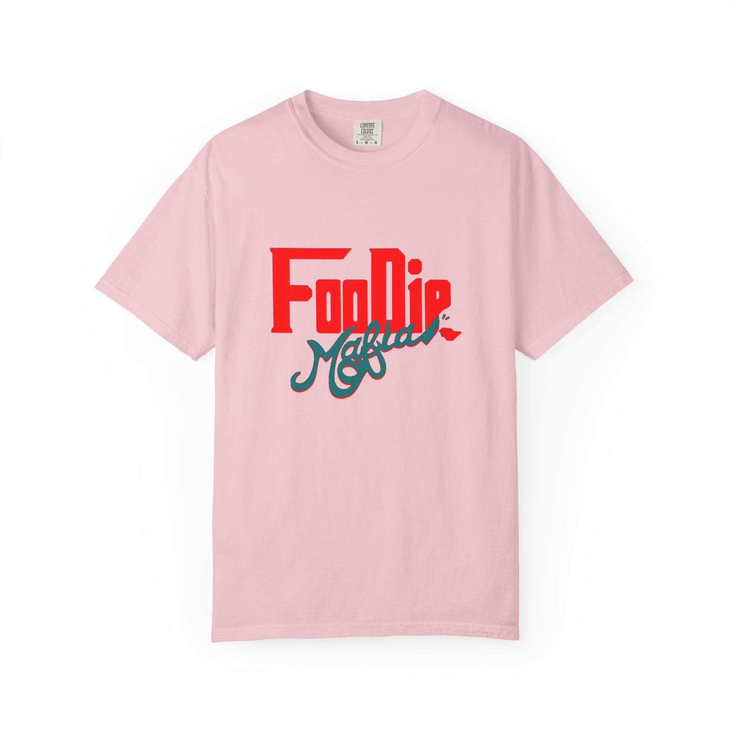 L.O.E.F Red Foodie Mafia Unisex Tee Shirt (Teal)