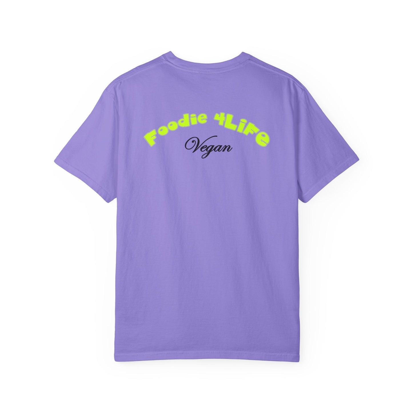 L.O.E.F Foodie 4Life Vegan Unisex Tee Shirt (Neon Yellow)