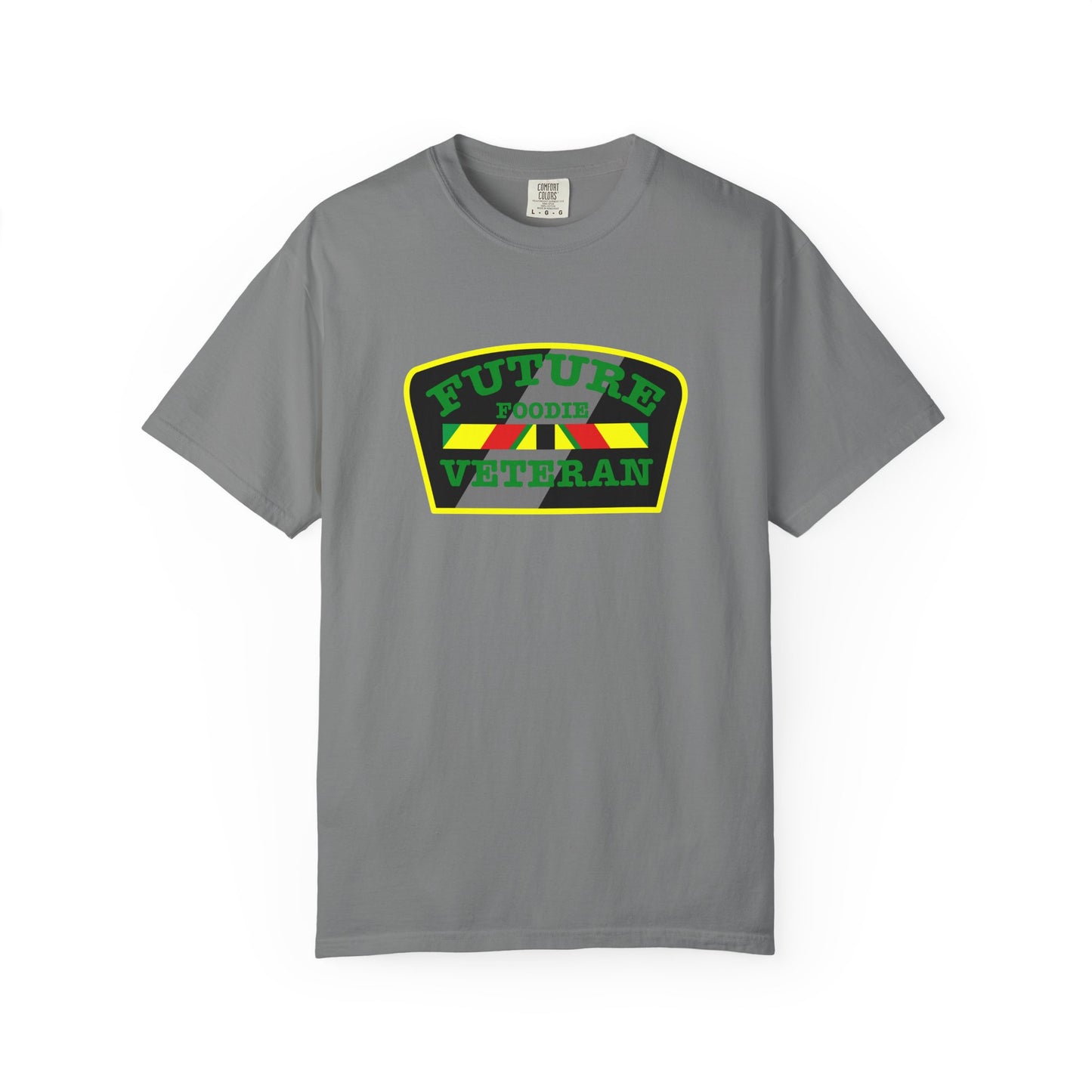 L.O.E.F Future Foodie Veteran Unisex Tee Shirt (Green)