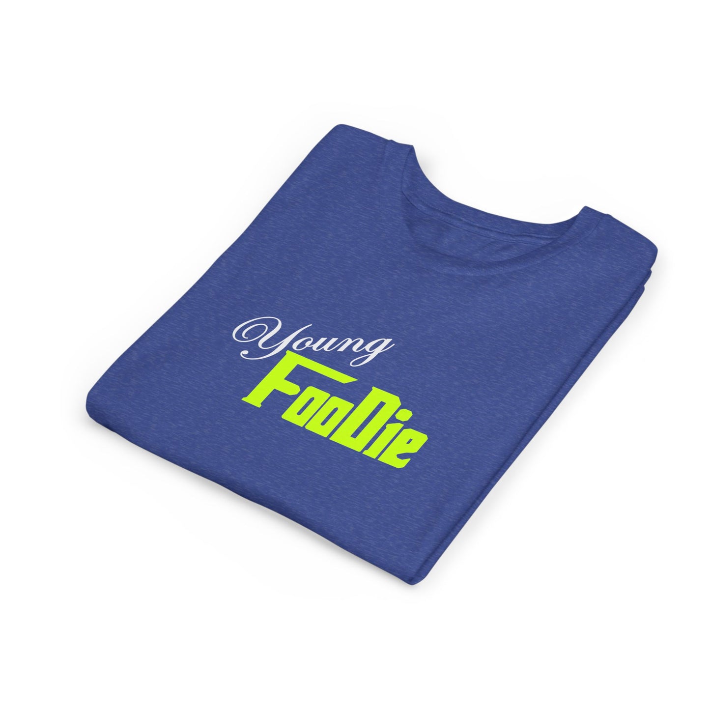 L.O.E.F White Young Foodie Short Sleeve Tee (Neon Yellow)