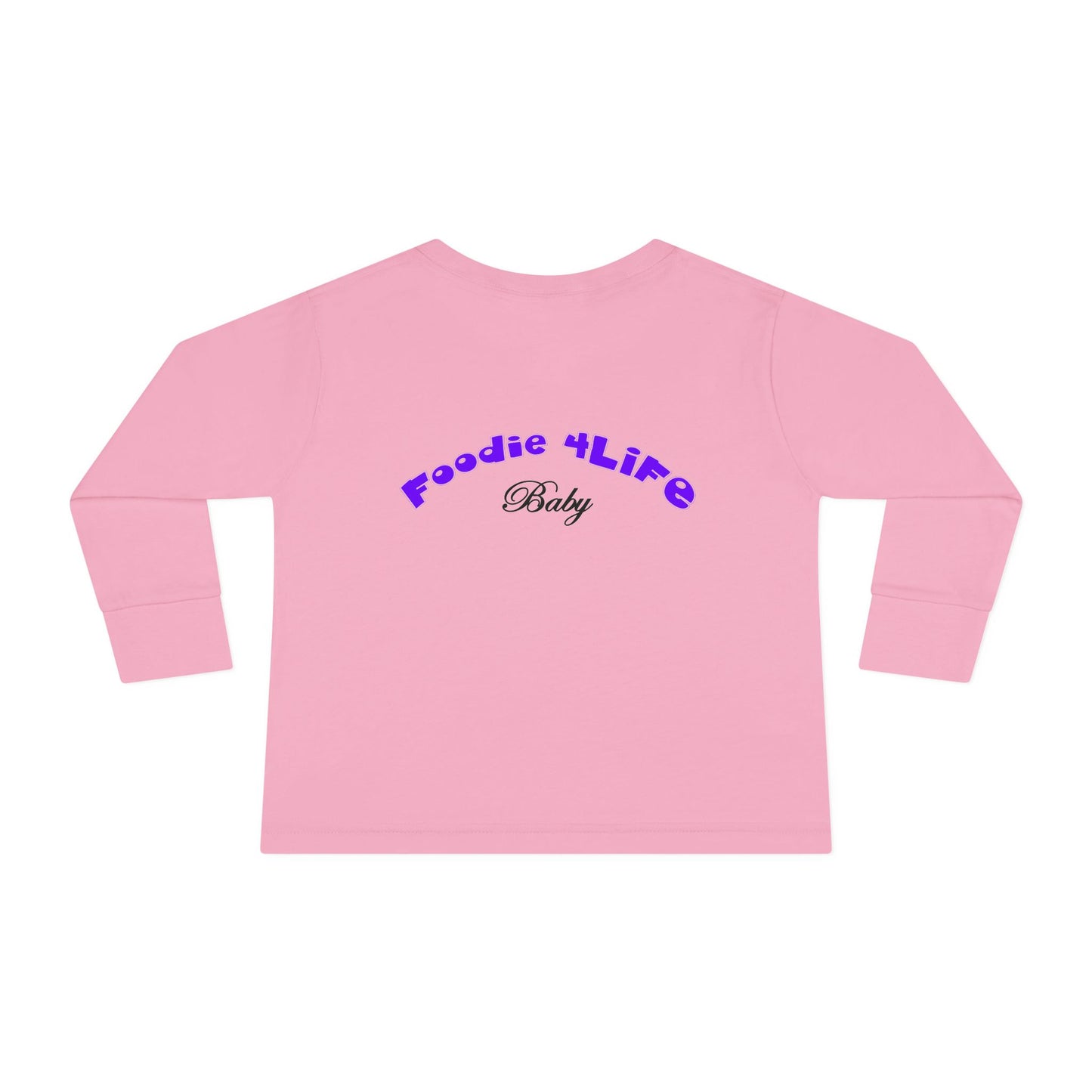 L.O.E.F Foodie 4Life Baby Long Sleeve Tee  (Violet)