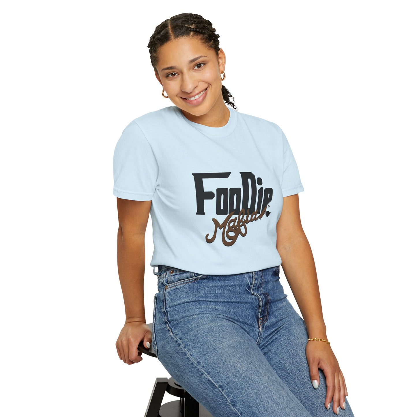L.O.E.F Foodie Mafia Unisex Tee shirt (Dark Brown)