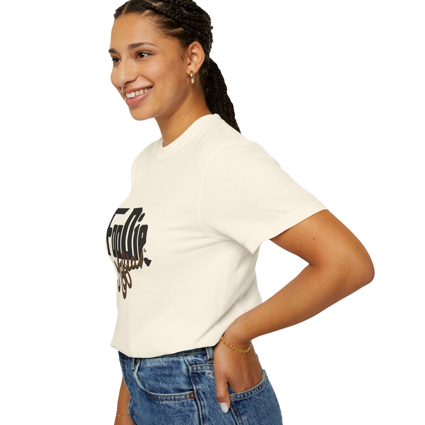 L.O.E.F Foodie Mafia Unisex Tee shirt (Dark Brown)