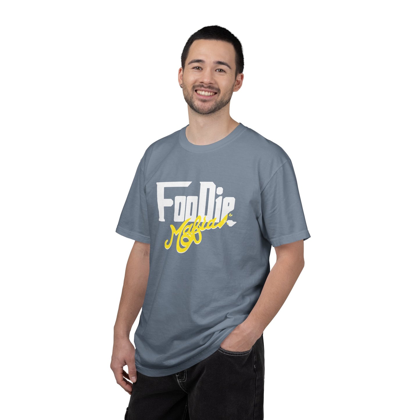 L.O.E.F Foodie Mafia Unisex Tee Shirt  (Yellow)
