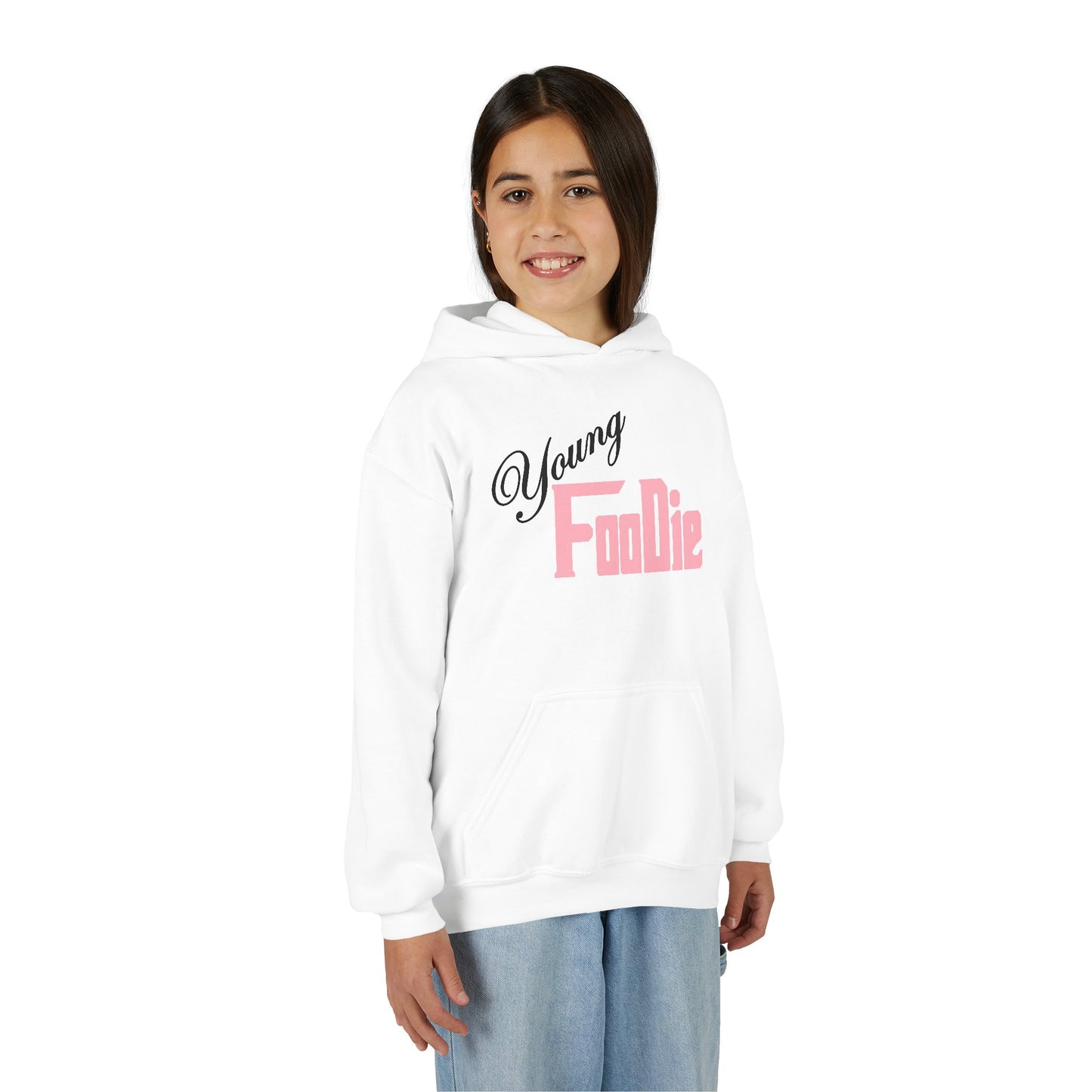 L.O.E.F Young Foodie Hooded Sweatshirt (Soft Pink)