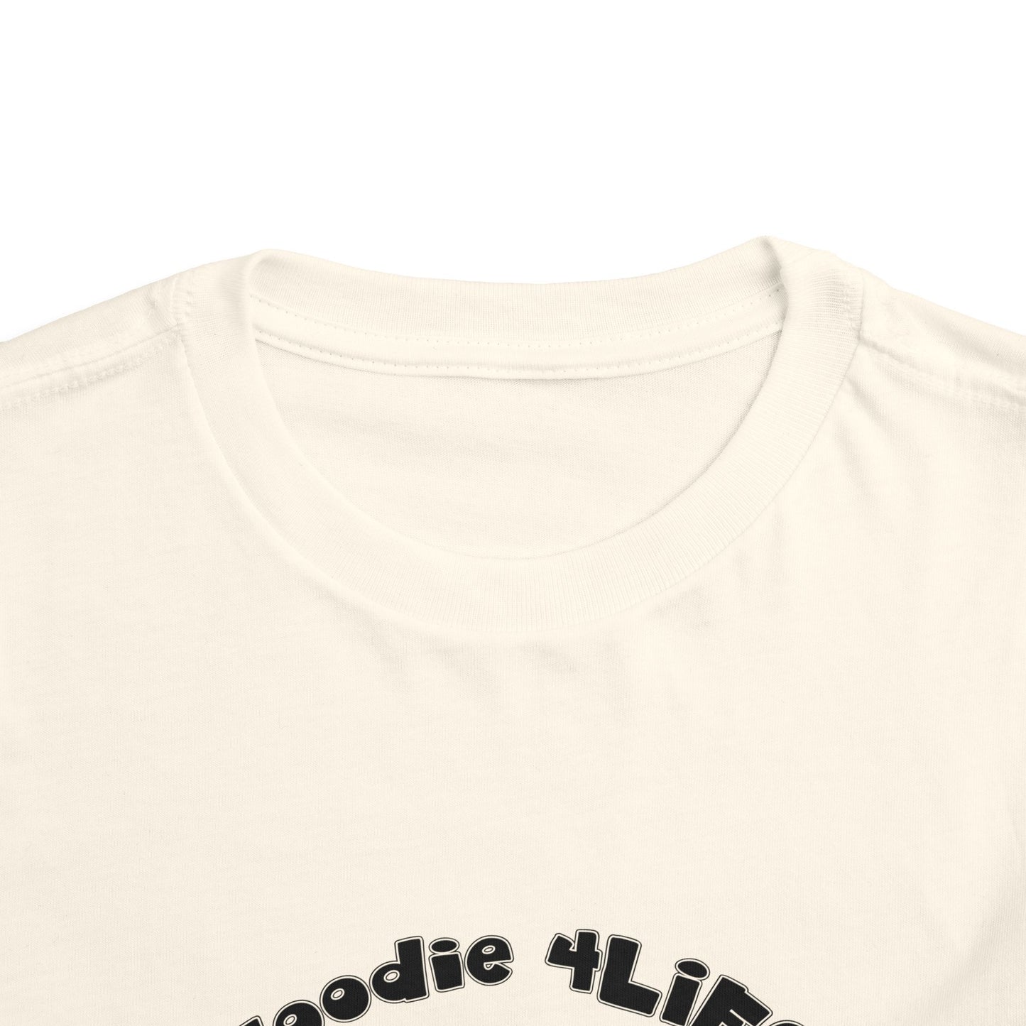 L.O.E.F Foodie 4Life Baby Tee Shirt  (Black)