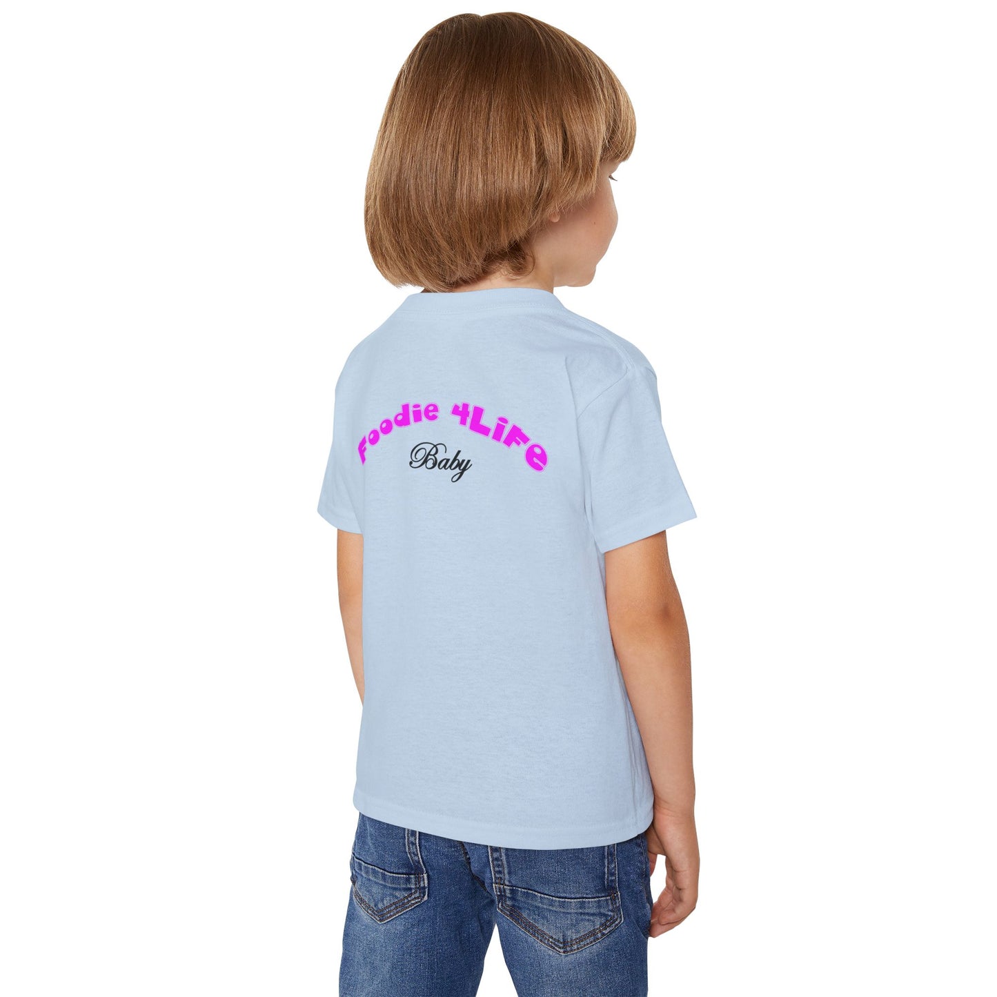 L.O.E.F Foodie 4Life Baby Tee Shirt (Fuchsia)